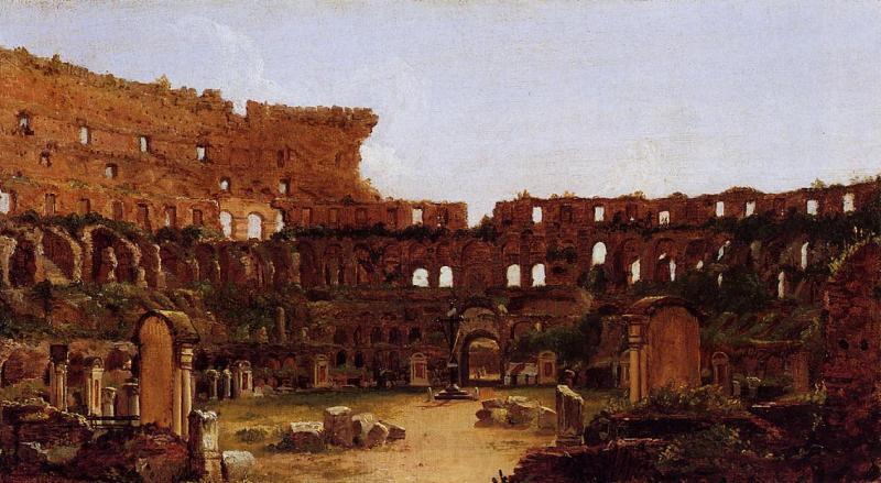Thomas Cole Interior of the Colosseum Rome Spain oil painting art